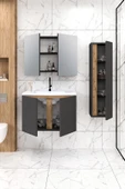 80 cm Lavina Banyo Dolabı + 30 cm Lavina Boy Dolabı - 3