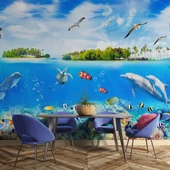 Ada ve Deniz Altı Hayvanlar Duvar Kağıdı thumbnail 4