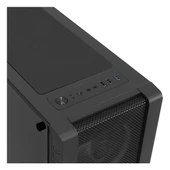 Frisby FC-9320G 600W 80+ Bronz USB 3.2 RGB ATX Mid Tower Siyah Kasa thumbnail 4