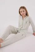 U.S. Polo Assn Kız Çocuk Gömlek Pijama Çay Yeşili - 3