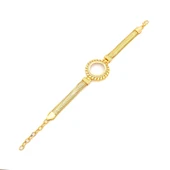 Altın Kaplama çeyrek Çerçeve Bileklik BLK-1130 - 2