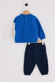 U.S. Polo Assn Erkek Bebek 2 li Takım Cobalt Mavi - 2