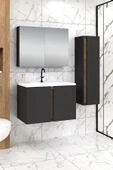 80 cm Lavina Banyo Dolabı + 30 cm Lavina Boy Dolabı - 2