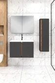 80 cm Lavina Banyo Dolabı + 30 cm Lavina Boy Dolabı - 1