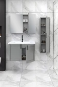 80 cm Riva Banyo Dolabı + 30 cm Riva Boy Dolabı - 3