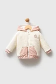 U.S. Polo Assn Kız Bebek Mont Beyaz - 1