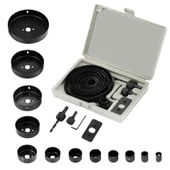 16 Parça Panç Seti Ağaç Kesme Testere Matkap Ucu Takımı Alçıpan Tavan Kesme thumbnail 1