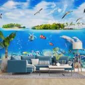 Ada ve Deniz Altı Hayvanlar Duvar Kağıdı thumbnail 1