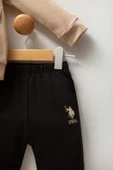U.S. Polo Assn Erkek Bebek 3'lü Takım Bej thumbnail 6