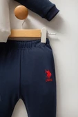 U.S. Polo Assn Erkek Bebek 2 li Takım Beyaz Lacivert thumbnail 4