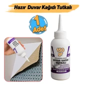 Hazır Duvar Kağıdı Yapıştırıcısı (150 gr) Şeffaf Sıvı Tutkal Vinil Bordür Tekstil Kağıtları Yapıştır thumbnail 2