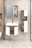 65 cm Saura Banyo Dolabı + 30 cm Saura Boy Dolabı - 2