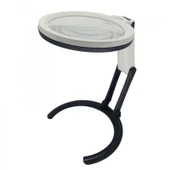 2X5X120Mm 10 Ledli Masaüstü Büyüteç - 1