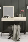 Decormet Linda Makyaj Masası Travertine thumbnail 1