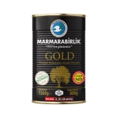 MarmaraBirlik Gold XL Salamura Teneke Zeytin 800 gr x 4 Adet thumbnail 2