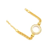 Altın Kaplama Yarım Çerçeve Bileklik BLK-1141 - 1