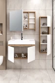 80 cm Saura Banyo Dolabı + 30 cm Saura Boy Dolabı - 2