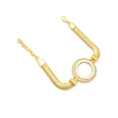 Altın Kaplama yarım Çerçeve Bileklik BLK-1143 thumbnail 1