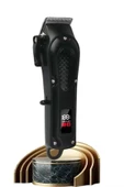Dijital Profesyonel Kablosuz Saç Sakal Tıraş Makinası Sessiz Paslanmaz Çelik thumbnail 1