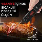 Thermopro TP622 Daldırma/Saplama Izgara/Barbekü/Mangal Et Gıda ölçme Pişirme Termometresi thumbnail 2