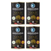 MarmaraBirlik Gold XL Salamura Teneke Zeytin 800 gr x 4 Adet thumbnail 1