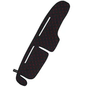 Tofaş Şahin Doğan Kartal Uyumlu Kırmızı Nakışlı Alçak Ön Göğüs Torpido Kaplama ve Koruma Kılıfı - 2