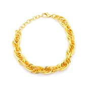 Altın Kaplama Çelik Samanyolu Bileklik BLK-1145 thumbnail 1