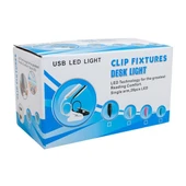 Powermaster PM-20042 COB LED Akrobat Mandallı USB 6500K Beyaz Masa Lambası - 3