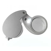 Mini 40x25mm Takı Büyüteç, Cep Büyüteç, Teftiş, Elmas Pullar, Madeni Kontrol Lup Mg21011 - 4