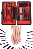 17 Parça Manikür Pedikür Seti El Ayak Bakım Seti Tırnak Makası Törpü thumbnail 3
