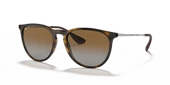 Ray-Ban Erika 4171 710/T5 Light Havana-Brown Polarize Güneş Gözlüğü - 1