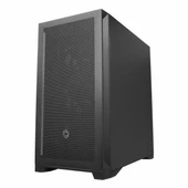 Frisby Crevo FC-9475G 600W 80+ USB 3.2 RGB mATX Mid Tower Siyah Kasa thumbnail 3