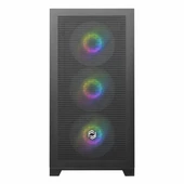 Frisby Crevo FC-9475G 600W 80+ USB 3.2 RGB mATX Mid Tower Siyah Kasa thumbnail 2