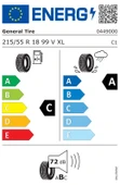 GENERAL 215/55R18 99V XL GRABBER GT PLUS 2024 YAZ LASTİĞİ thumbnail 2