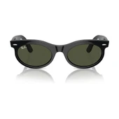Ray-Ban Wayfarer Oval 2242 901/31 Black-Green Güneş Gözlüğü - 1