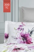 Varol Royal Saten 300TC Nevresim Takımı (Çift Nevresimli) Family Size  - VERONA - 3