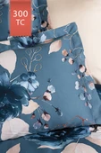 Varol Royal Saten 300TC Nevresim Takımı (Çift Nevresimli) Family Size  - LARİSSA - 3
