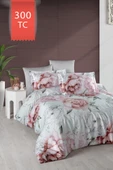 Varol Royal Saten 300TC Nevresim Takımı (Çift Nevresimli) Family Size  - PAMİRA thumbnail 1