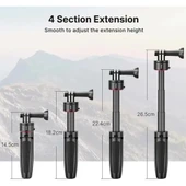 Ulanzi Go-Quick Iı Aksiyon Kamera Uzatılabilir Tripod Monopod - 3