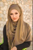 Balköpüğü Janjan Şifon Abiye Şal - 2