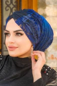 Saks Siyah Büzgülü Dolama Bone - 4