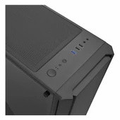 Frisby FC-9440G 650W 80+ USB 3.2 RGB ATX Mid Tower Siyah Kasa thumbnail 4