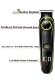 Unısex Çok Fonksiyonlu Bakım Seti Led Göstergeli Tıraş Makinesi Saç Sakal Vücut thumbnail 4