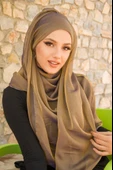 Balköpüğü Janjan Şifon Abiye Şal - 1