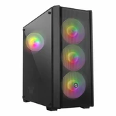 Frisby FC-9440G 650W 80+ USB 3.2 RGB ATX Mid Tower Siyah Kasa thumbnail 1