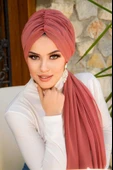 Gülkurusu Büzgülü Dolama Tokalı Bone - 2