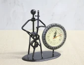 Metal Saatli Keman Çalan Müzisyen Alk4333 - 3