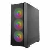 Frisby FC-9440G 650W 80+ USB 3.2 RGB ATX Mid Tower Siyah Kasa thumbnail 3