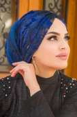 Saks Siyah Büzgülü Dolama Bone - 3