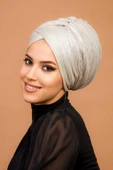 Gümüş Piliseli Çapraz Model astarlı  Bone - 2